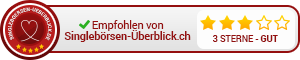 Siegel „Empfohlen“ mit 3,0 Sternen (300×60)