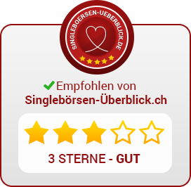 Siegel „Empfohlen“ mit 3,0 Sternen (272×266)