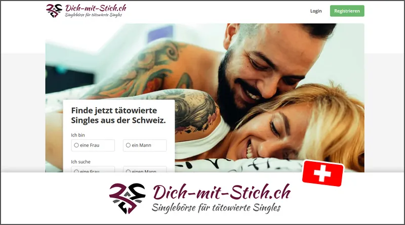 dich-mit-stich.ch: Startseite der Singlebörse