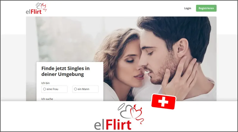 elFlirt.ch: Startseite der Singlebörse