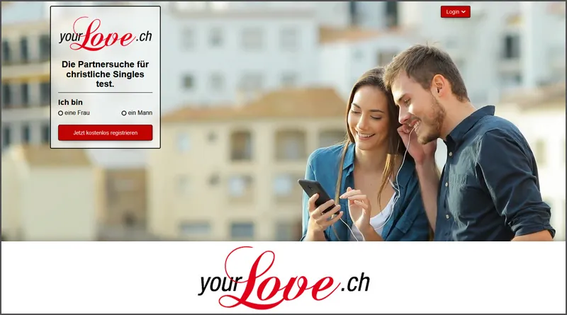 YourLove.ch: Startseite der Singlebörse