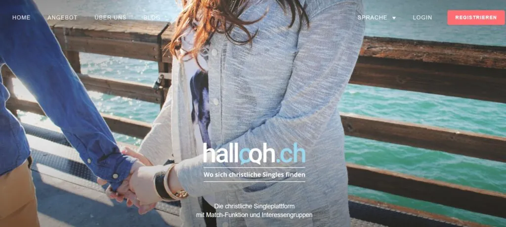Hallooh: Startseite der Singlebörse